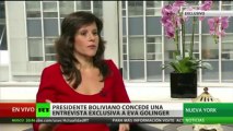 (Vídeo) Entrevista con Evo Morales por Eva Golinger 'Detrás de la noticia',