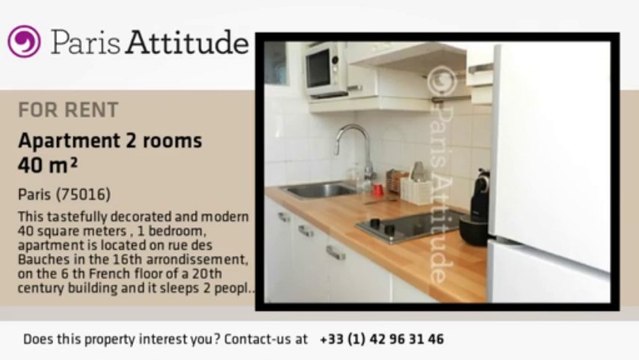 1 Bedroom Apartment for rent - La Muette, Paris - Ref. 8496