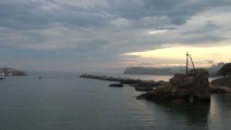 Amanecer en la costa de Asturias 27 sept 2013