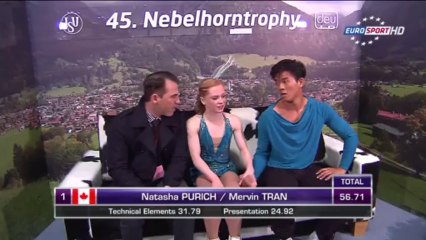 Nebelhorn Trophy 2013 Natasha PURICH / Mervin TRAN SP