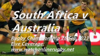 Rugby Springboks vs Wallabies 28 Sep 2013 Live