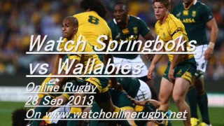 Watch Springboks vs Wallabies Online