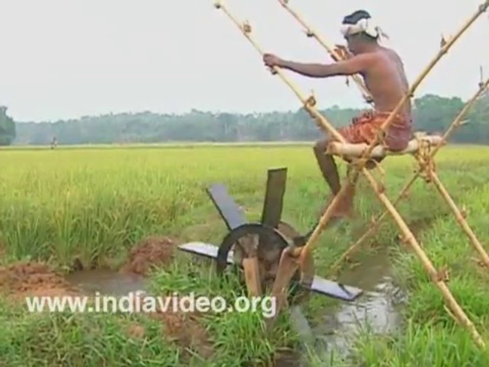 Water wheel Farming Kerala Farmers