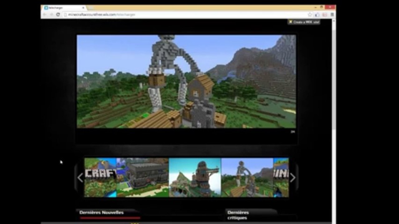 Tuto] Comment Télécharger Minecraft Gratuitement [FR] (Download on Description)
