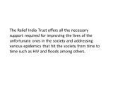 Various Relief Programs by Relief India Trust