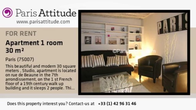 Studio Apartment for rent - St Germain, Paris - Ref. 6610