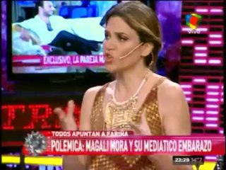 Magalí Mora: “Estoy embarazada y, en teoría, es del marido de Jelinek”