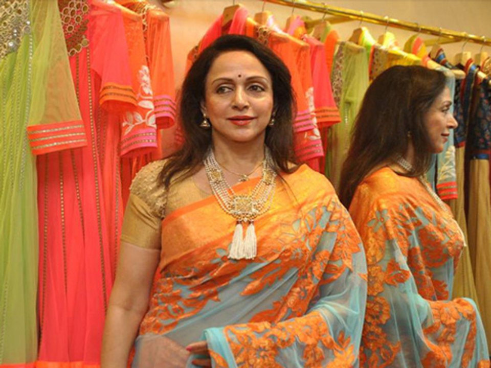 Hema Malini At Neeta Lulla Store
