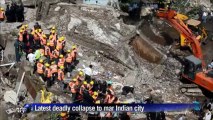 India searches for survivors in building collapse