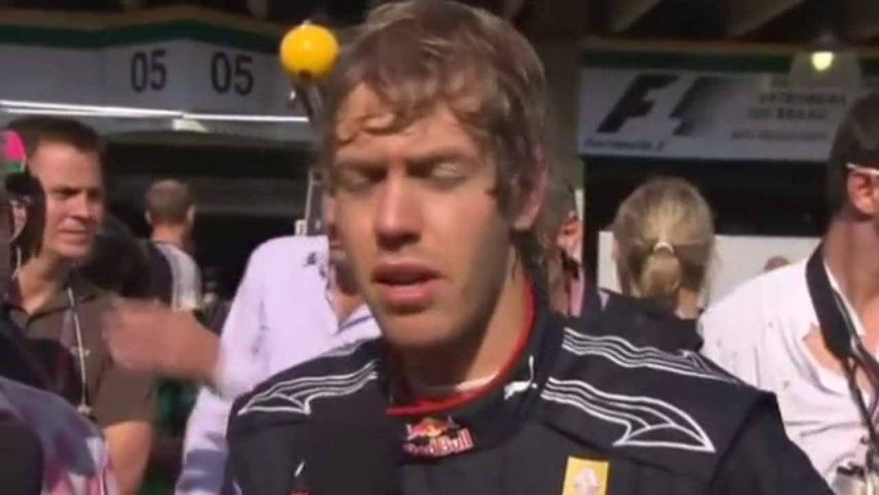 BBC F1 2010: Mark Webber causing trouble (2010 Brazilian Grand Prix)