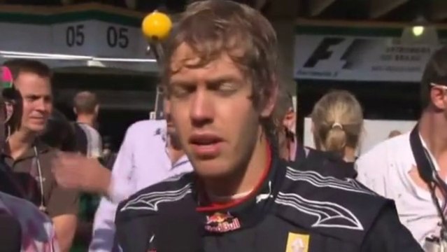 BBC F1 2010: Mark Webber causing trouble (2010 Brazilian Grand Prix)