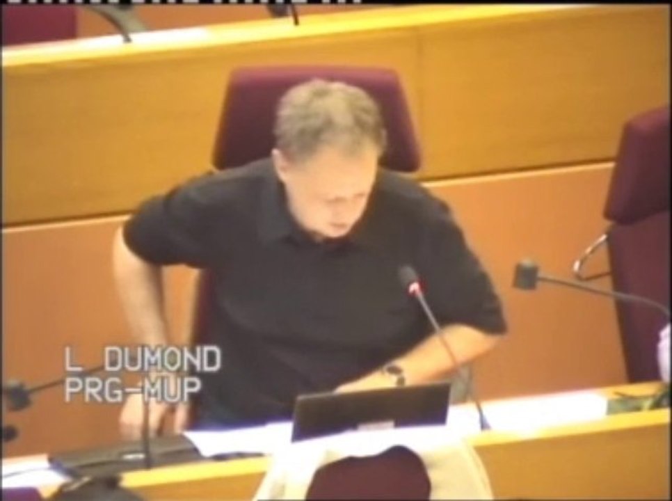 CR IDF - Intervention de Laurent Dumond sur le rapport 'Sécuriser les petits commerces et les services de proximité'