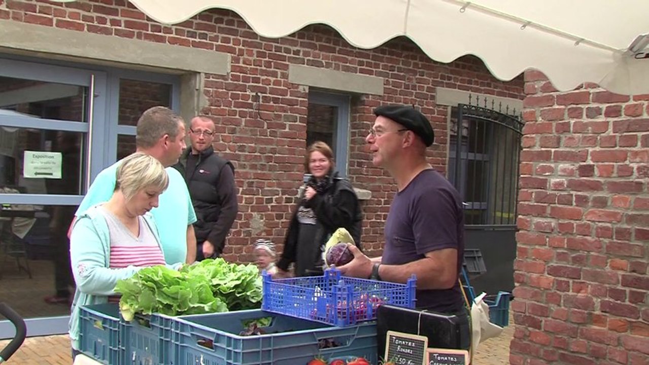Le marché à la ferme des Aigrettes