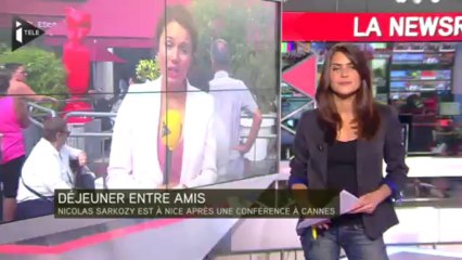 Bain de foule pour Nicolas Sarkozy à Nice