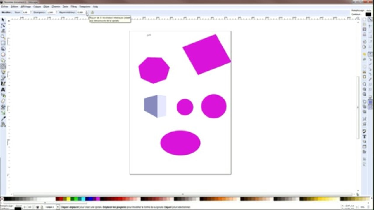 tutoriel inkscape outils de dessin