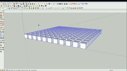 Formation SKETCHUP multiplier des copies et créer des clones