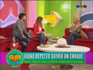Pronto.com.ar Reina habla del accidente de Juana Repetto