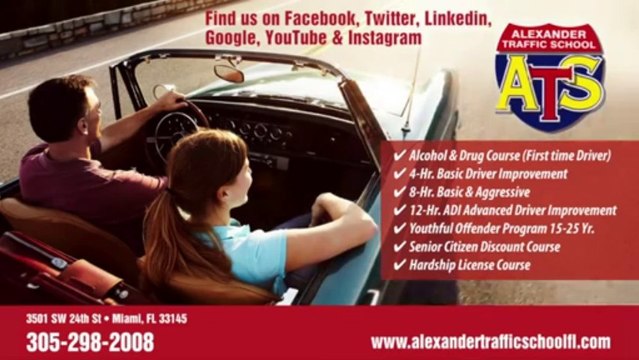 Alexander Traffic School - driving School, Miami Florida Doctors TV Network