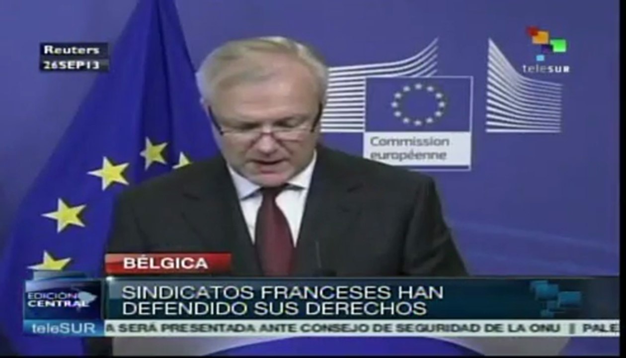 Unión Europea instó a Francia a cumplir con reformas financieras