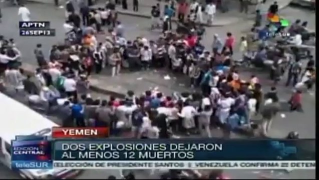 Explosiones Sacuden Capital Yemeni