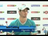 Brisbane Heat player Ben Cutting press meet