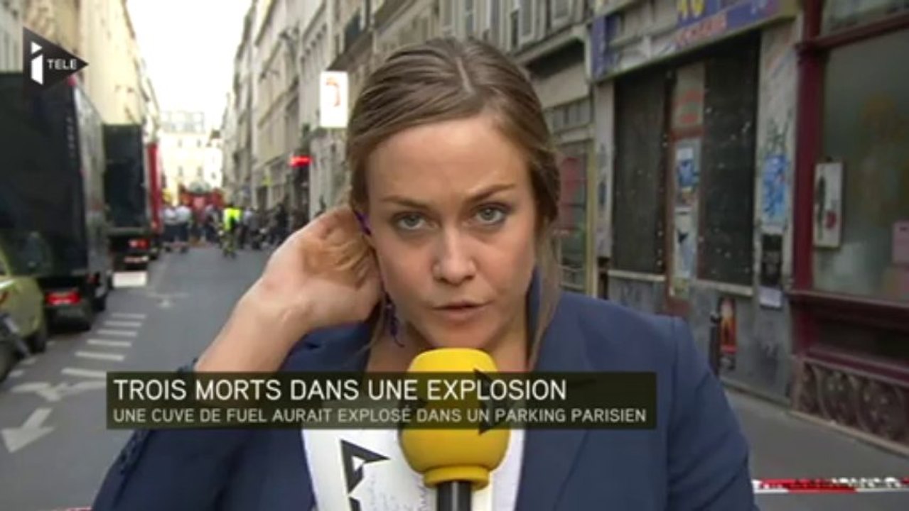 Trois morts dans une explosion à Paris