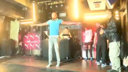 Usain Bolt au Bus Paladium