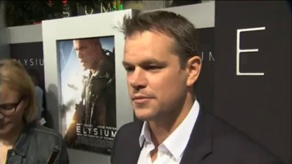 Matt Damon évoque "Elysium"