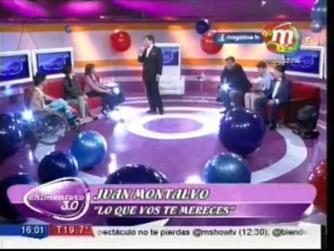 Juan Montalvo cantó en el Chimentero 3.0 Lo que vos te merecés