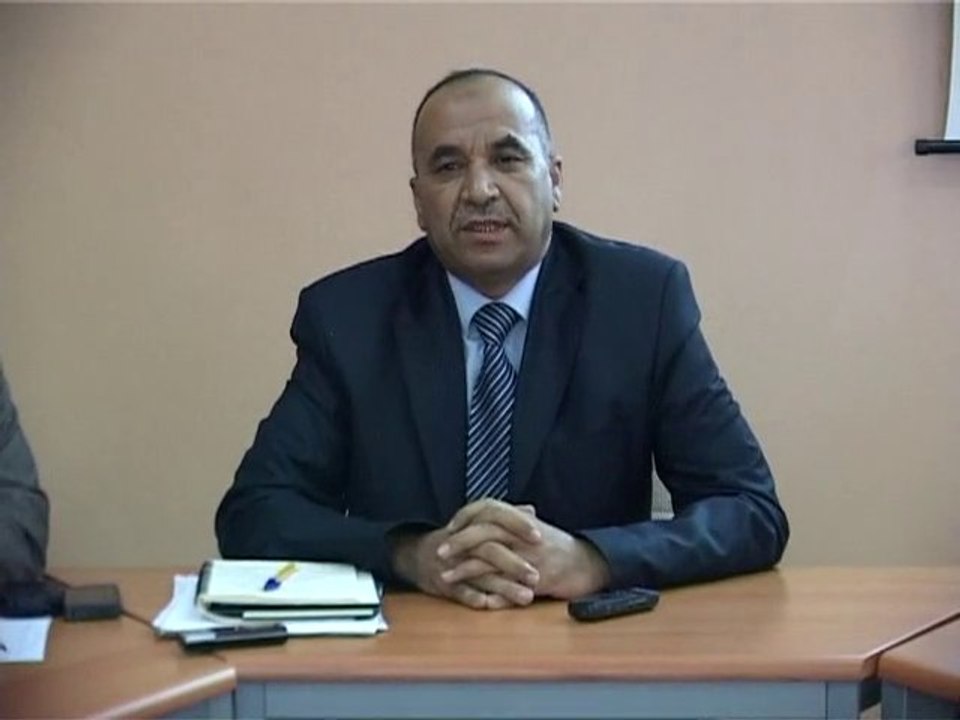 Point de Presse / Mr Thami Moussi délégué  du MEN  délégation Oujda-Angad