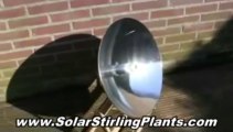 SOLAR STIRLING GENERATORS FOR FREE ENERGY - Solar Stirling Plant