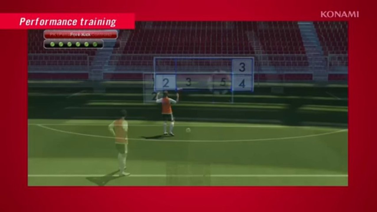 PES 2014 - Le mode entrainement