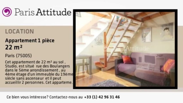 Appartement Studio à louer - Place Monge, Paris - Ref. 8554
