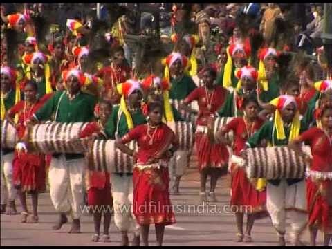 Bright and colorful dance performed at 26th Jan'13-Delhi
