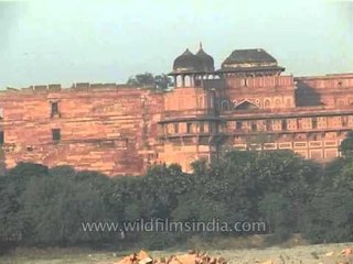 Exterior walls of the Agra Fort