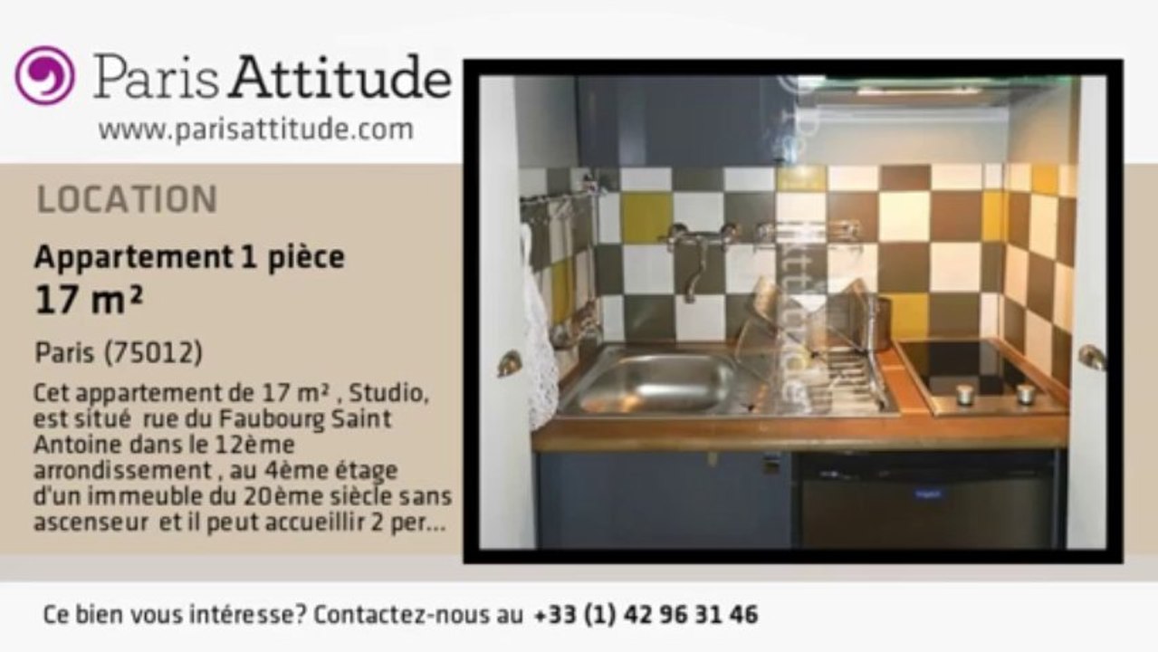 Appartement Studio à louer - Reuilly Diderot, Paris - Ref. 8251