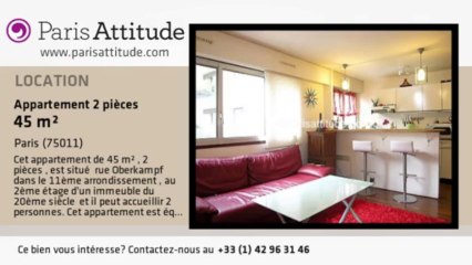 Appartement 1 Chambre à louer - Ménilmontant, Paris - Ref. 6787