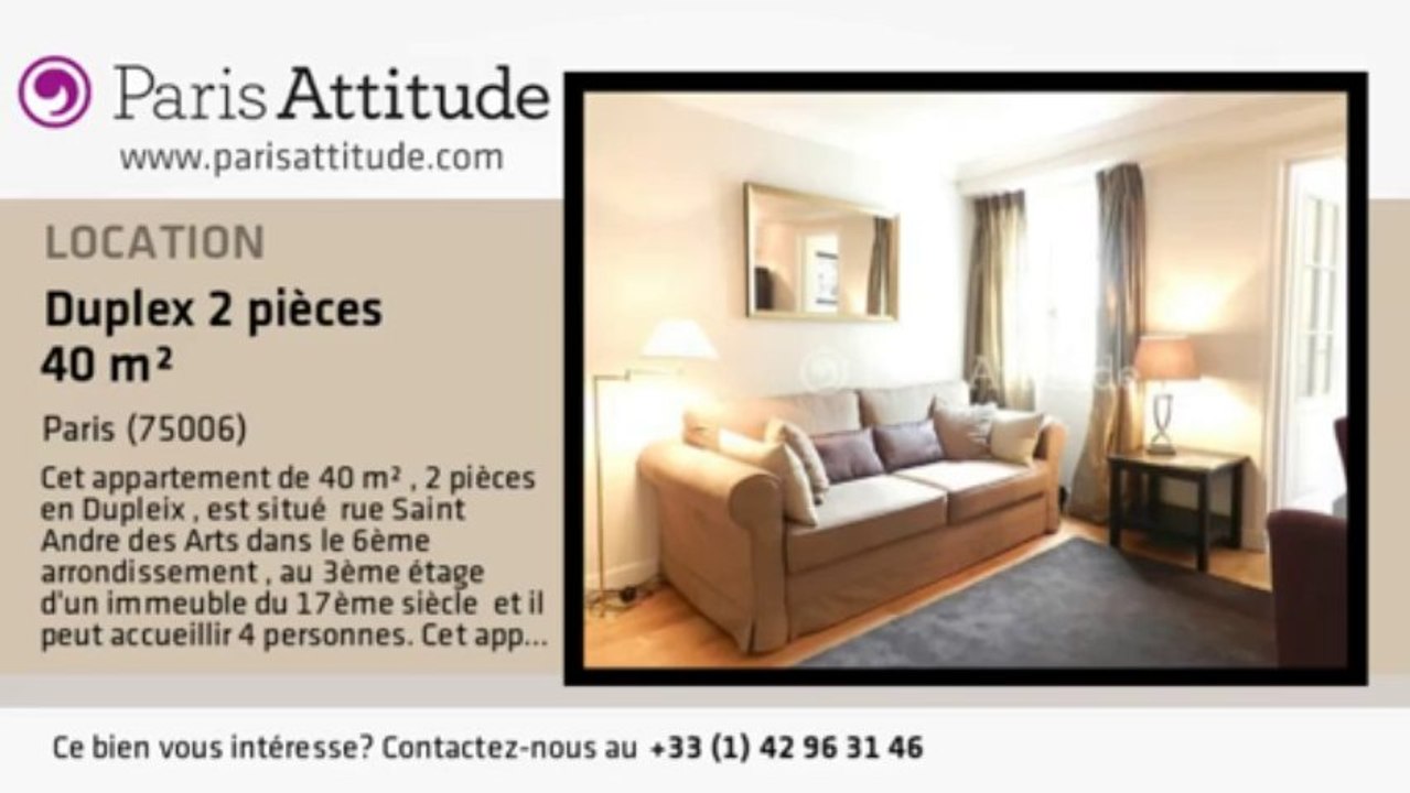 Duplex 1 Chambre à louer - St Germain, Paris - Ref. 8634