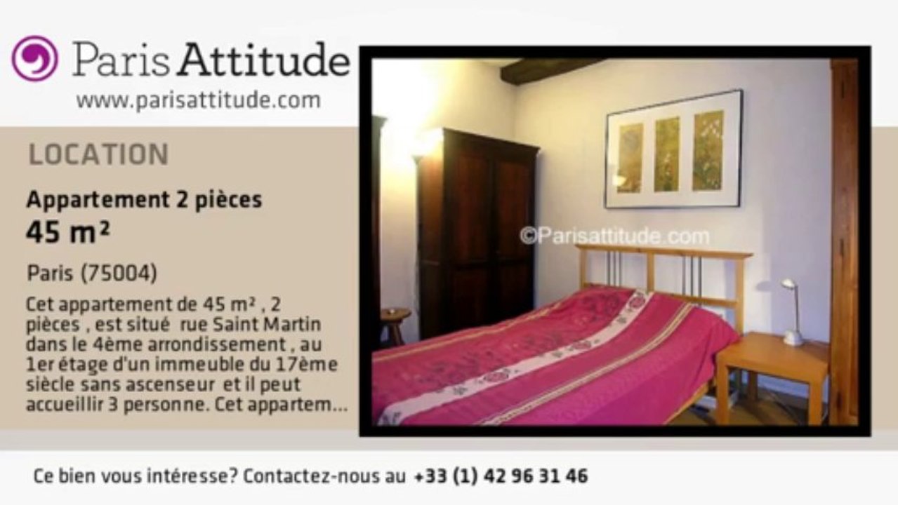 Appartement 1 Chambre à louer - Centre George Pompidou, Paris - Ref. 331