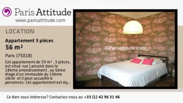 Appartement 2 Chambres à louer - Sacré Cœur, Paris - Ref. 7523