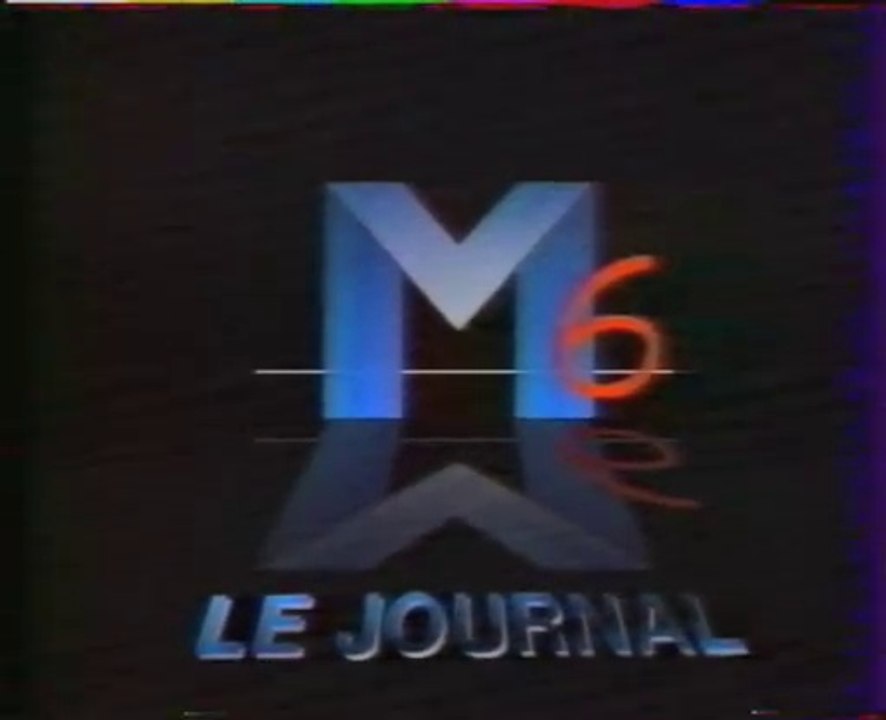 Générique journal TV -  M6 - 1987