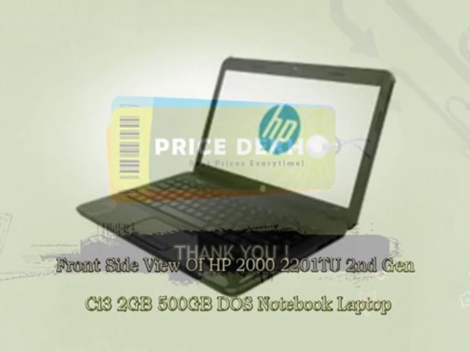 HP 2000-2201TU (2nd Gen Ci3/2GB/500GB/DOS) Notebook Laptop