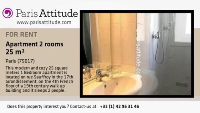 1 Bedroom Apartment for rent - Guy Moquet, Paris - Ref. 4656