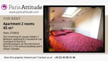 1 Bedroom Apartment for rent - Châtelet, Paris - Ref. 3097