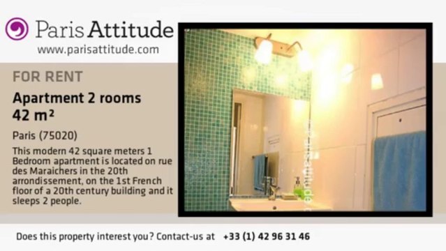 1 Bedroom Apartment for rent - Porte de Montreuil, Paris - Ref. 4484