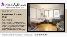 Studio Apartment for rent - Denfert Rochereau, Paris - Ref. 6139