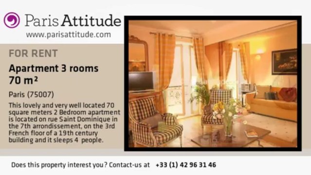 2 Bedroom Apartment for rent - Tour Eiffel, Paris - Ref. 1875