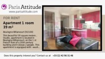 Studio Apartment for rent - Boulogne Billancourt, Boulogne Billancourt - Ref. 6432