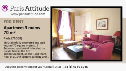 2 Bedroom Apartment for rent - Champs Elysées, Paris - Ref. 8142
