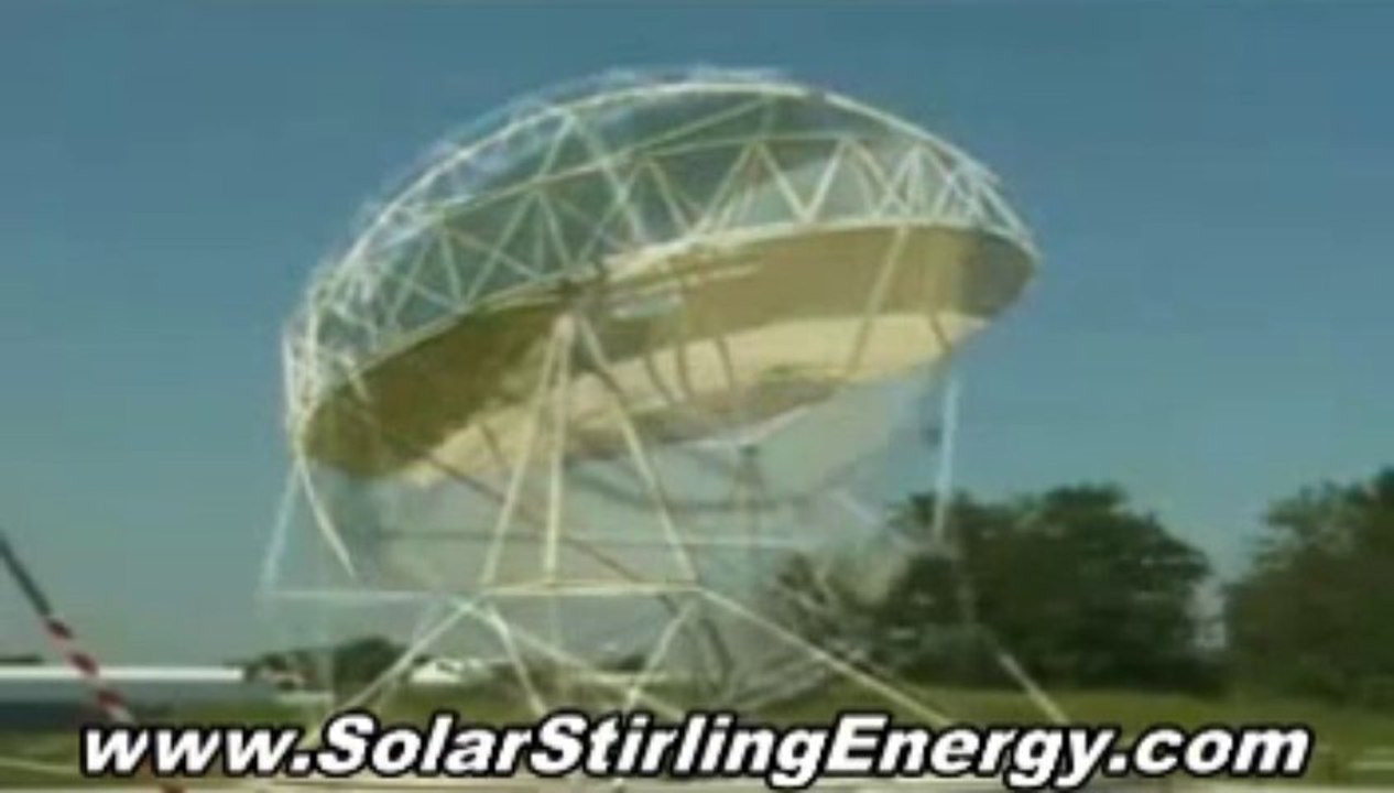 DIY Free Energy Solar Stirling Plant Patent And Video Tutorial